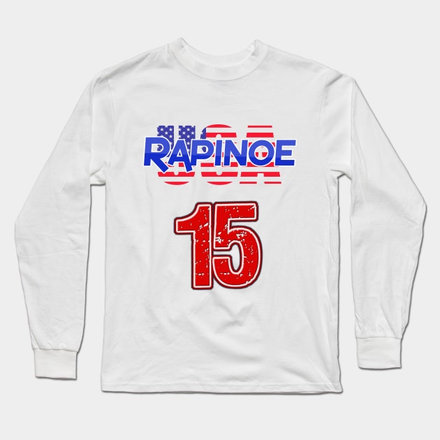 Megan Rapinoe woman soccer rules the world jersey 2019 Long Sleeve T-Shirt by Javacustoms